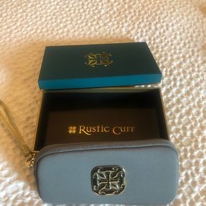 Rustic cuff wristlet